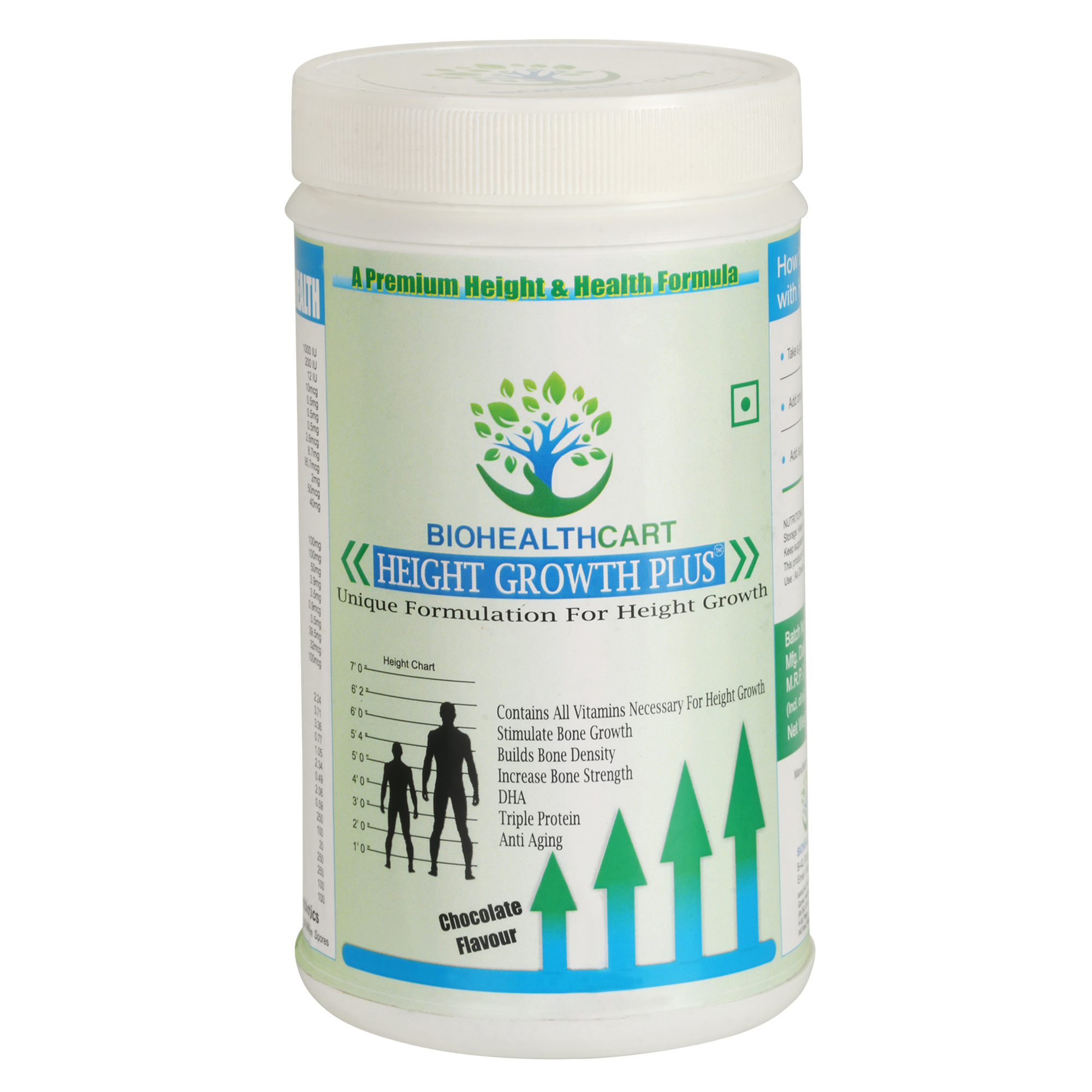 Highly Researched Ayurvedic Height Increase Supplement Gainer Growth Powder  Medicine For Height Growth