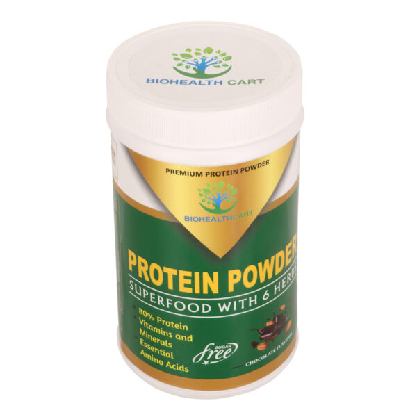 Premium Organic Plant Based Protein Powder + Superfoods, Vitamins, Minerals, Fiber, Probiotics & Enzymes All-in-One. Chocolate Flavor. No Dairy, Gluten, Soy or Added Sugar, Non-GMO, 200 grams. - Image 2